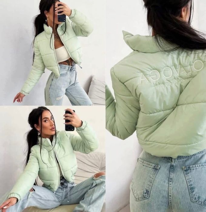 O'la Voga Kurtka Puffa roz S Nowość