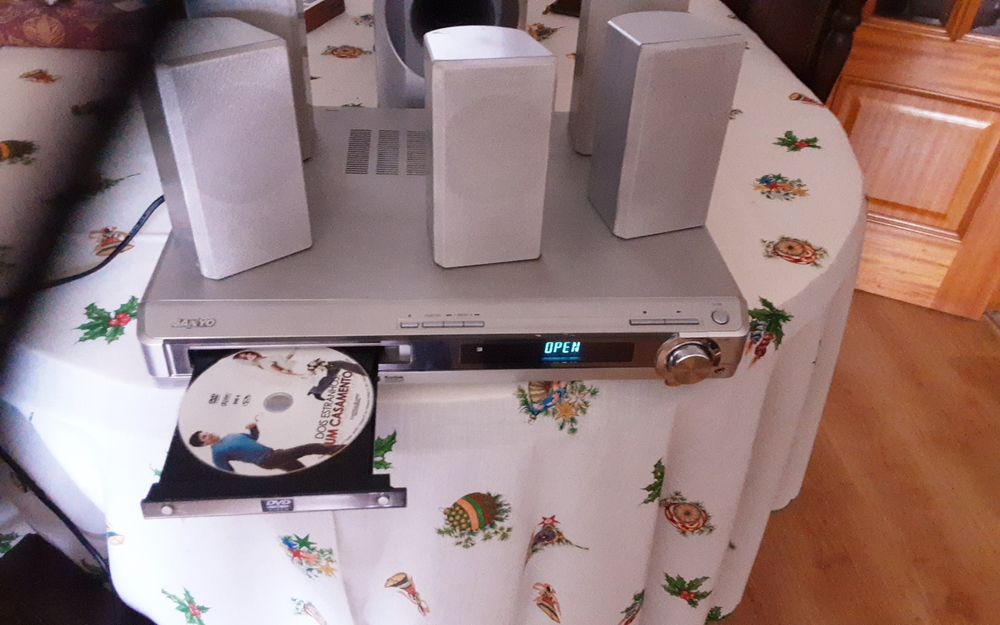 Home cinema da Sanyo modelo JCX-TS762