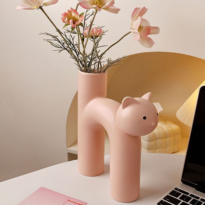 Wazon w kształcie kota prezent dla kociary