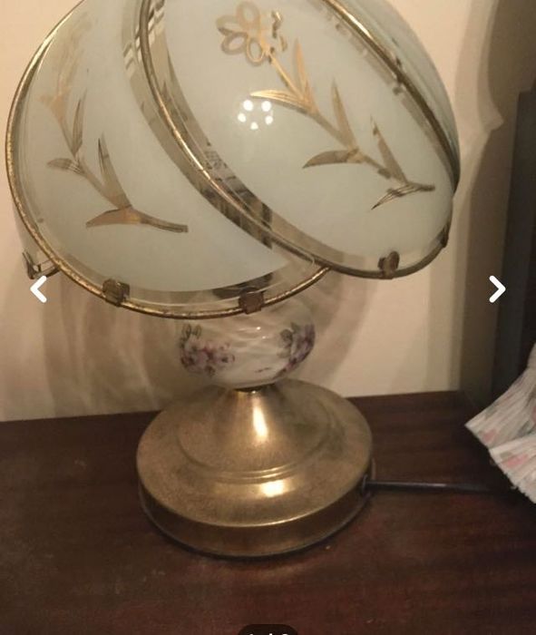 Candeeiro com abajur