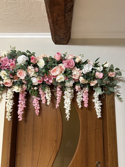 Композиції з штучних квітів/Весільна арка/Екібана/Декор весілля/фасаду