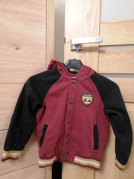 Bluza rozpinana na napy dla chłopca 3 lata