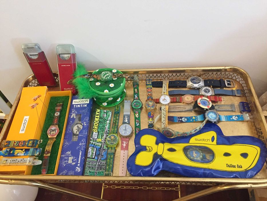 Relógios Swatch Vintage. De Colecção. Yellow Submarine; Gnomomania