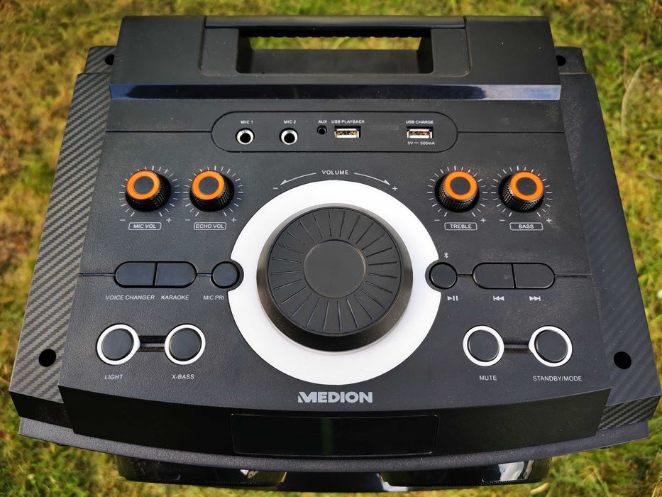 KOLUMNA NAGŁOŚNIENIOWA Głośnik Bluetooth MP3 Wieża Subwoofer Karaoke