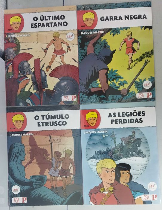 Livros BD. Alix. Jacques Martin. Coleção Completa 16 Vol. Novos. Edição Asa/Publico