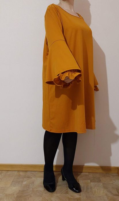 Сонячна сукня вільного крою від 56-того і більше розміру