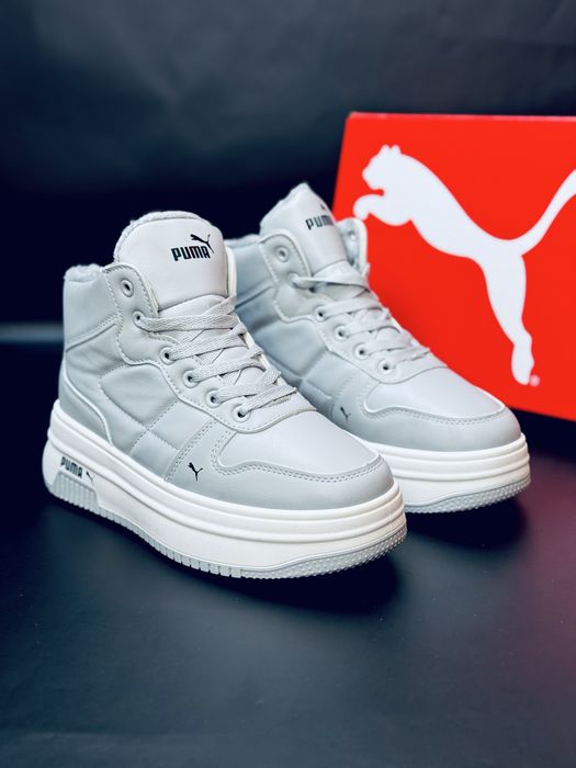 Размер 36-40 Кожаные зимние кроссовки Ботинки Пума Puma Зимние кроссовки Пума! Скидка до сезона! Успей купить по скидке! Пума