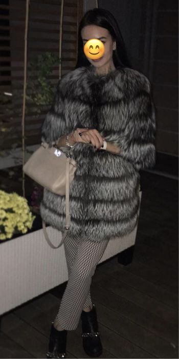 Шуба из чернобурки