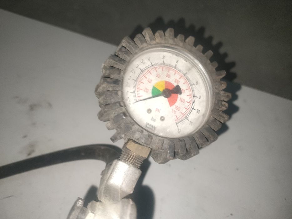 Pistola de ar comprimido manómetro