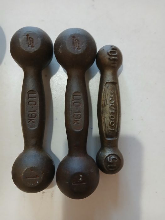 Гантели  литые СССР.