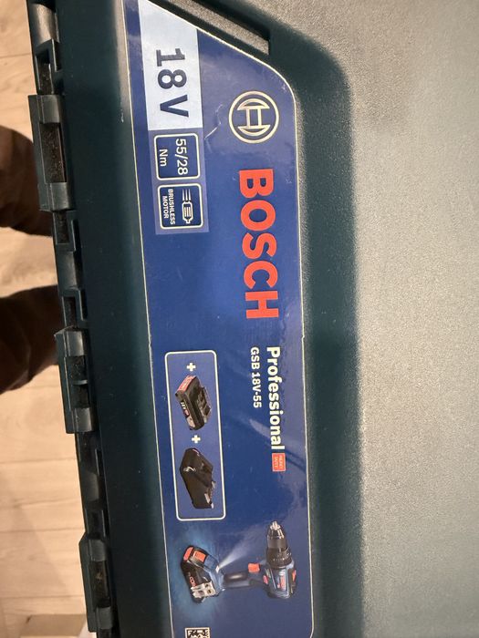 Berbequim/Parafusadora Bosch GBS 18V-55 Novo