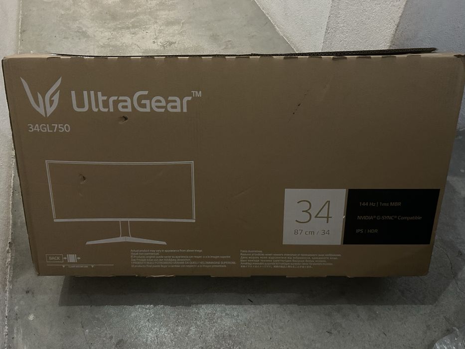 Monitor  LG UltraGear 34”