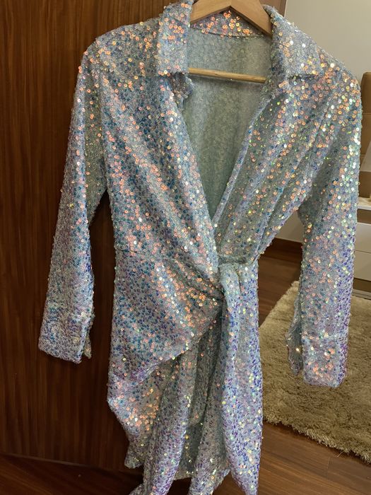 Vestido lantejolas TU novo