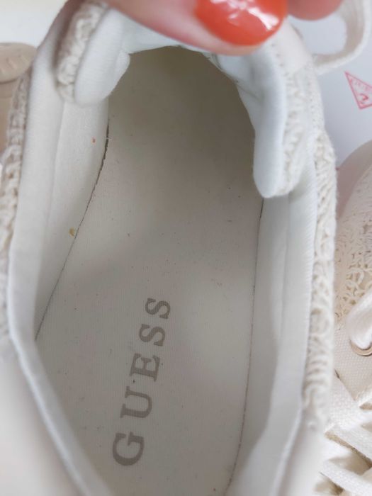 Nowe Sneakersy trampki GUESS plarforma ażur koronka 39 a320