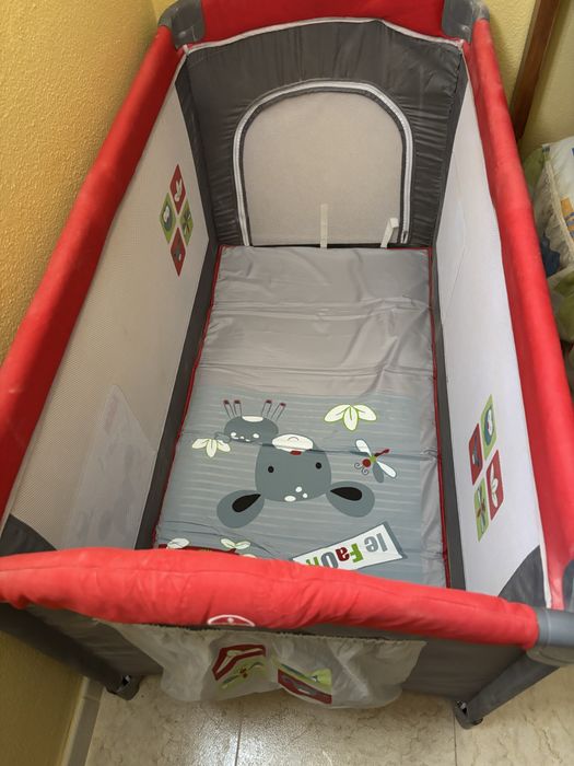Cama viagem bebe e colchao