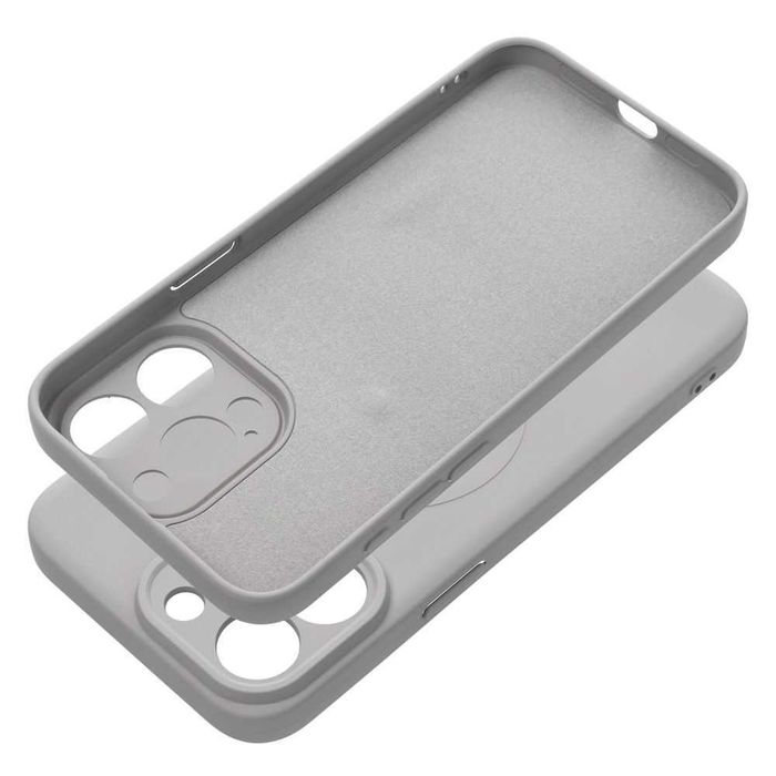 Futerał Silicone Mag Cover z MagSafe do IPHONE 15 PRO MAX  szary