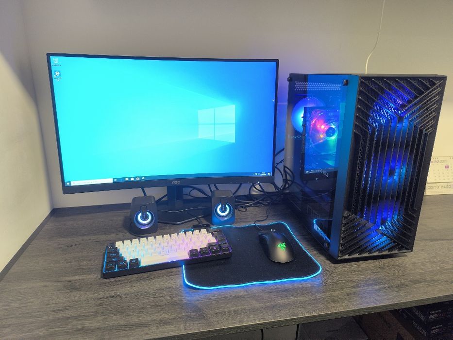 Pc Gaming 3050RTX 16 Ram + Ecrã+ Periféricos 3x  Sem Juros