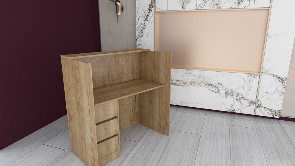 Lada recepcyjna Marini, prosta NA WYMIAR – dowolne wymiary | Producent