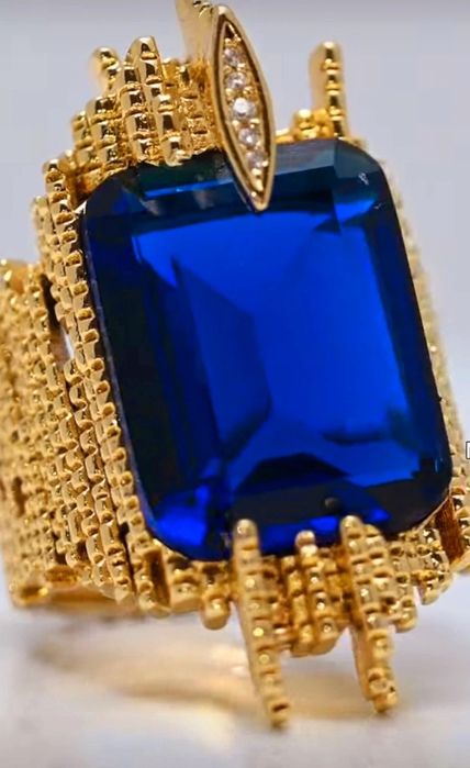 Anel novo banhado a 18kl n 19