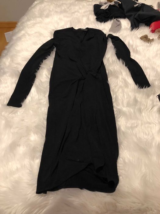 vestido preto malene birger tamanho m