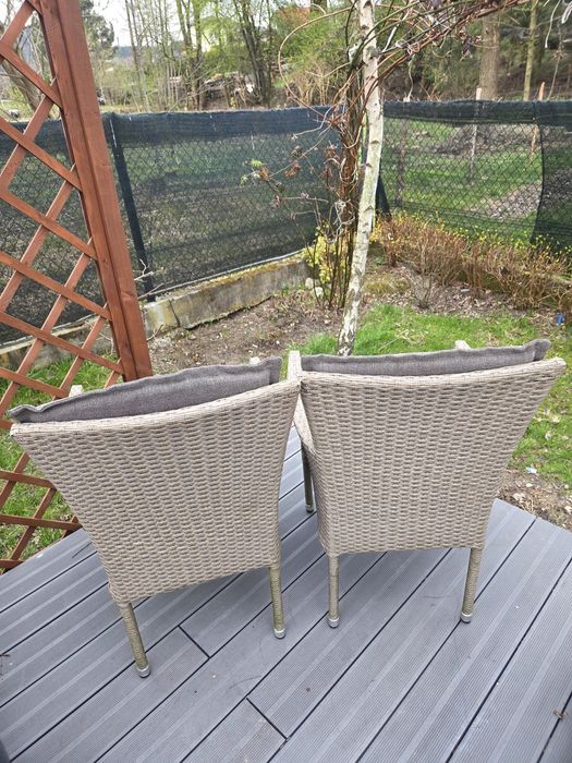 Krzesła ogrodowe AIDT Jysk rattan technorattan - 2 szt.