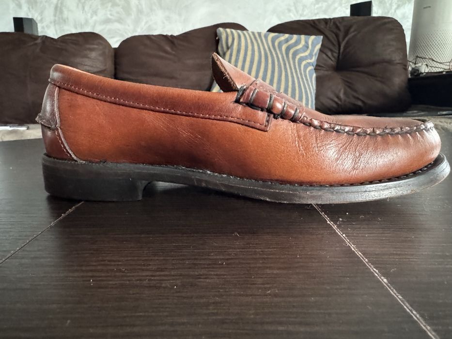 Кожанные лоферы SEBAGO 26 см 41 размер