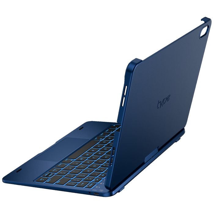 Etui Typecase Flexbook Touch z klawiaturą do iPad 11 (A16) 2025 / iPad 10.9 2022 ciemno niebieski