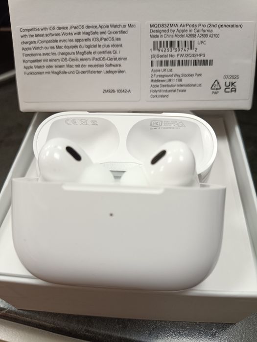 Słuchawki airpods pro 2 gen jak nowe gwarancja
