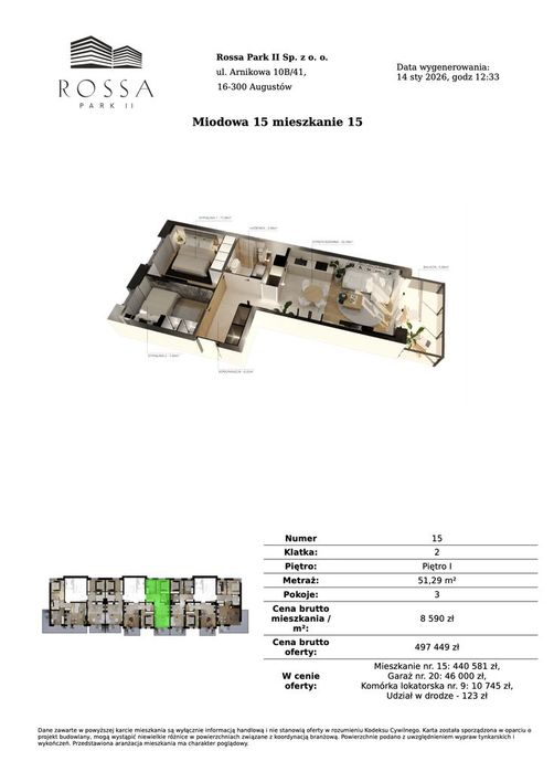 Miodowa 15 - M15