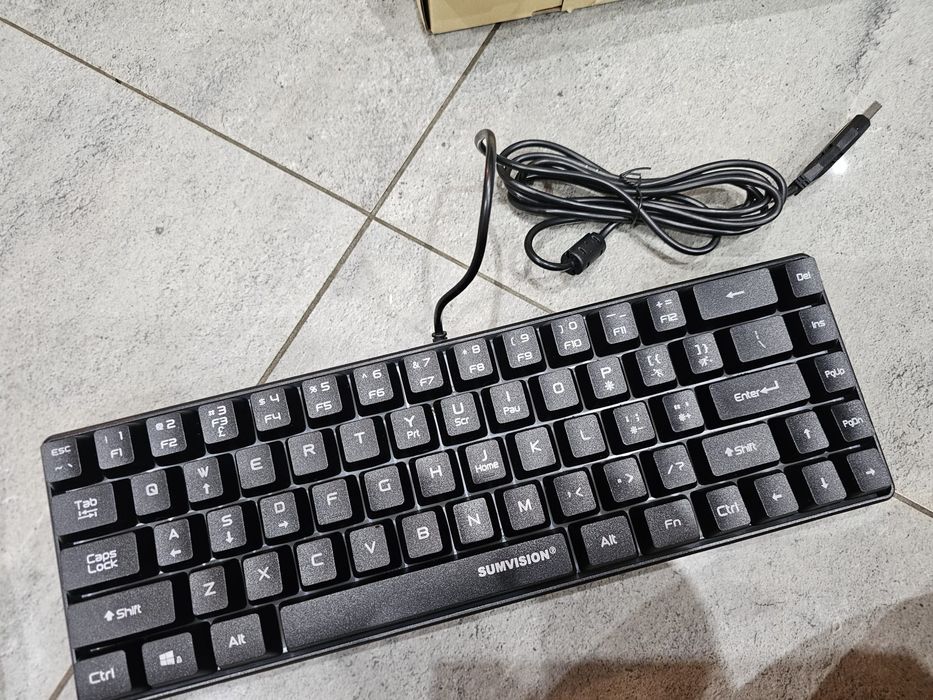 Klawiatura gemingowa mechaniczna podswietlana