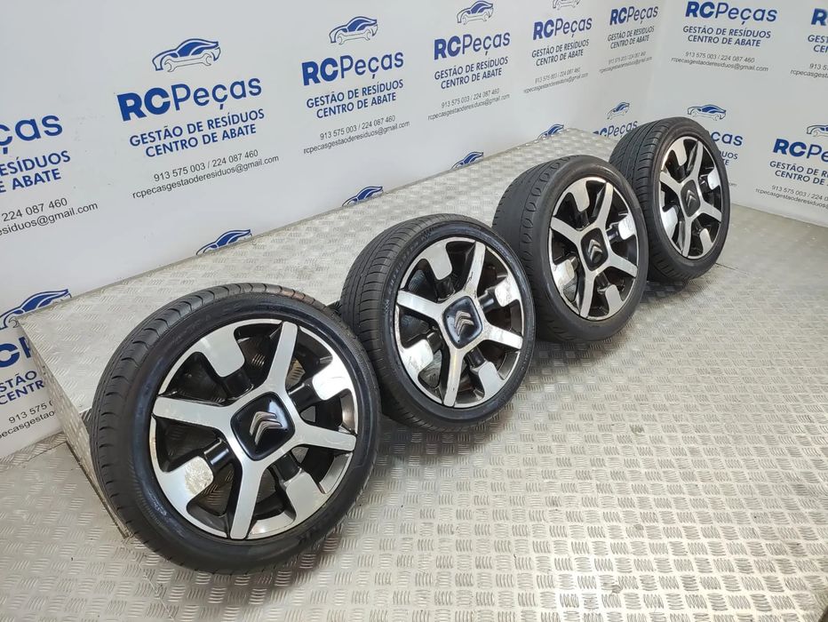 Conjunto jantes 17 originais Citroen C4 Cactus 6,5J ET19 4x108
