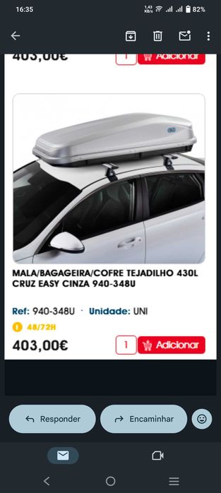 Bagageira de tejadilho