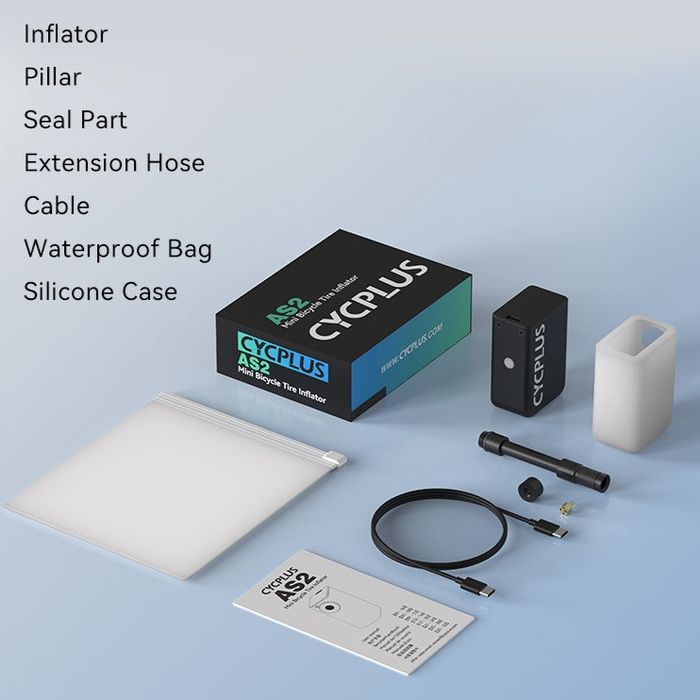 Насос для велосипеда акумуляторний CYCPLUS AS2 на 100 PSI