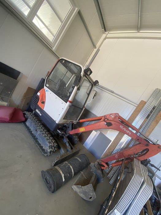 Mini koparka, kopraka ładowarka, koparka kołowa i wywrotki