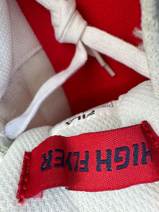 Nowe sneakersy unisex FILA HIGHFLYER L białe czerwone 42