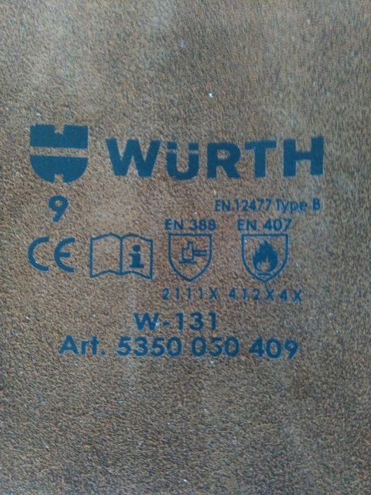 Rękawice spawalnicze WURTH
