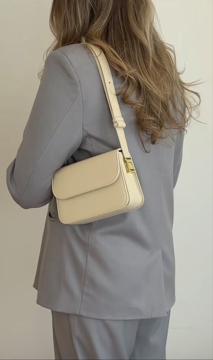 Нова!В білому кольорі!Сумка,сумочка через плече!