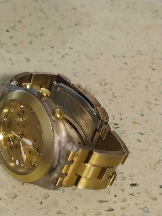 Swatch Irony Patenteado, cronógrafo, resistente à água