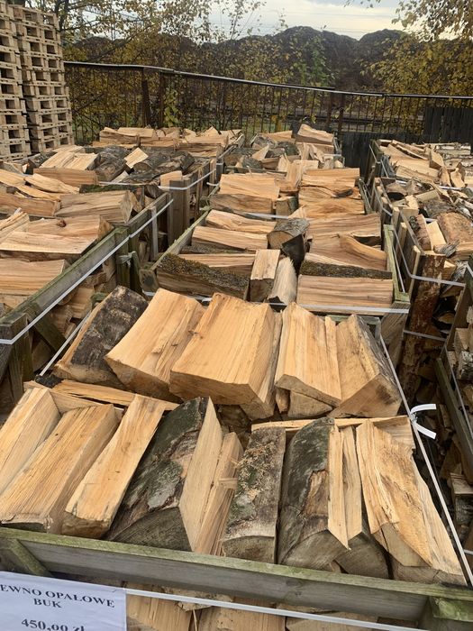 Drewno, drewno kominkowe worek