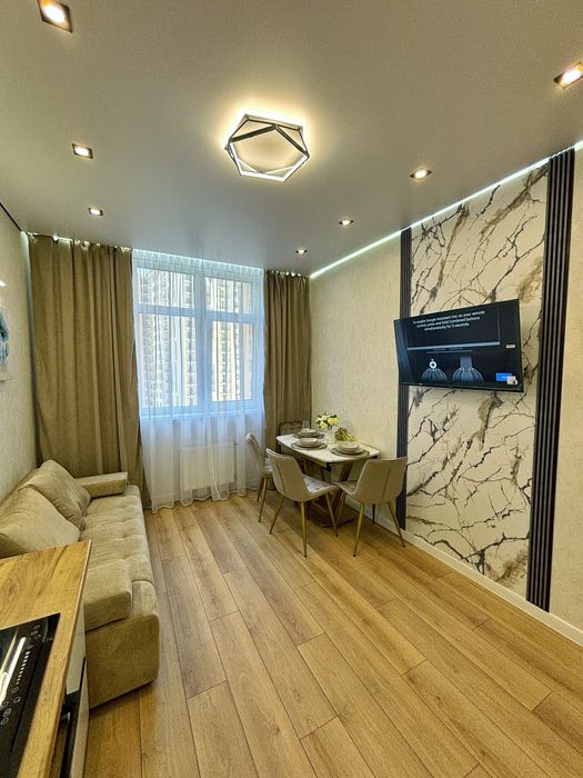 Терраса 1-комнатная квартира с ремонтом ЖК 61 Жемчужина/Краснова/Море