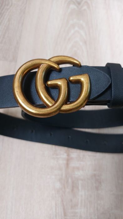 Pasek czarny eko skóra jak nowy