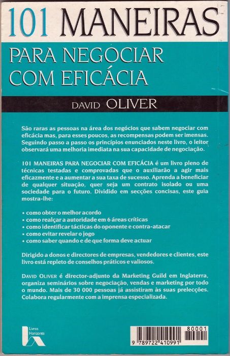 101 Maneiras de Negociar com Eficácia
