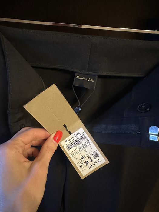 Штани Massimo Dutti , чорні , 36 розмір