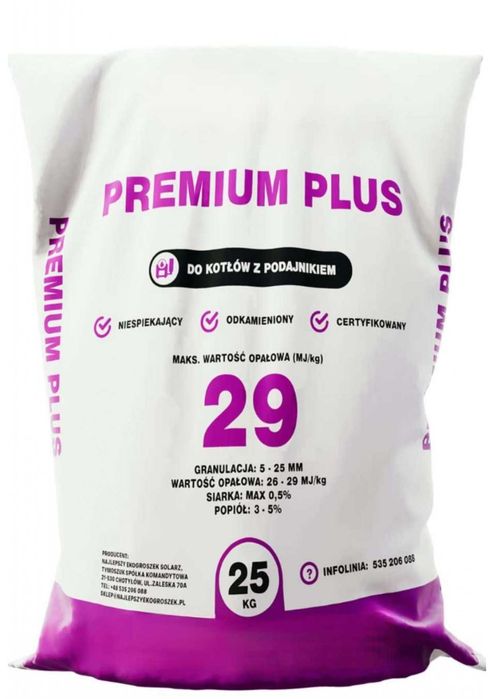 Węgiel groszek premium plus 29 MJ
