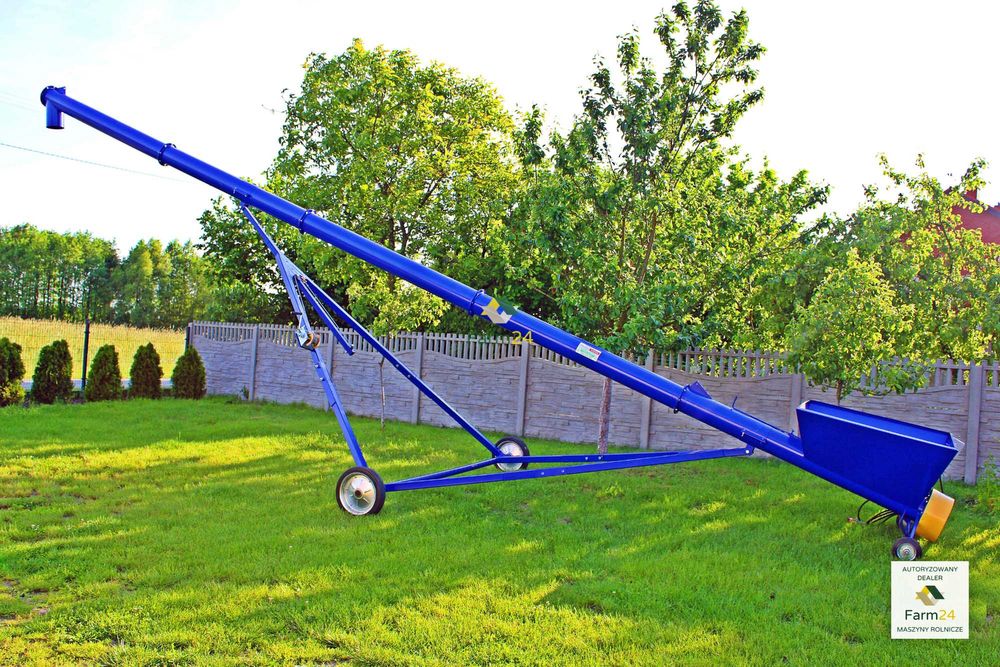 Żmijka do zboża FI 200 12m KOSZ + WÓZEK Żmijka do kukurydzy 40 t/h