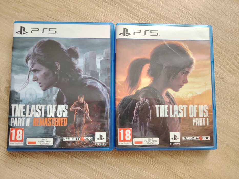 The last of us part 1 oraz part 2 PS5