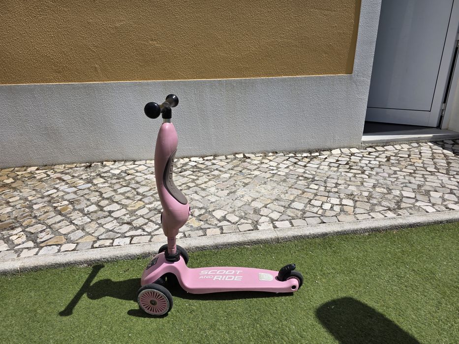 Trotinete Evolutiva 2 em 1 Scoot & Ride Highwaykick 1 (Rosa)