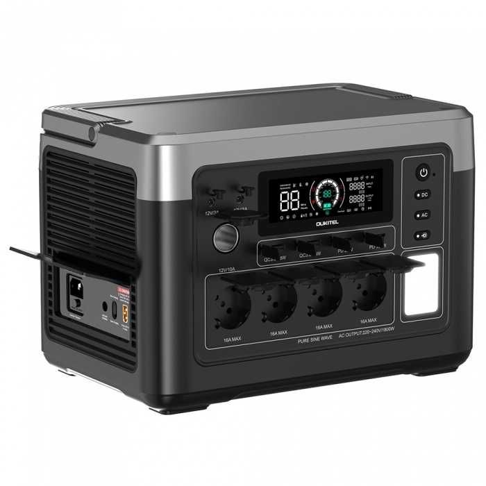 Przenośna stacja zasilania Oukitel P1000 Plus LiFePo4 (na 10-15 lat)