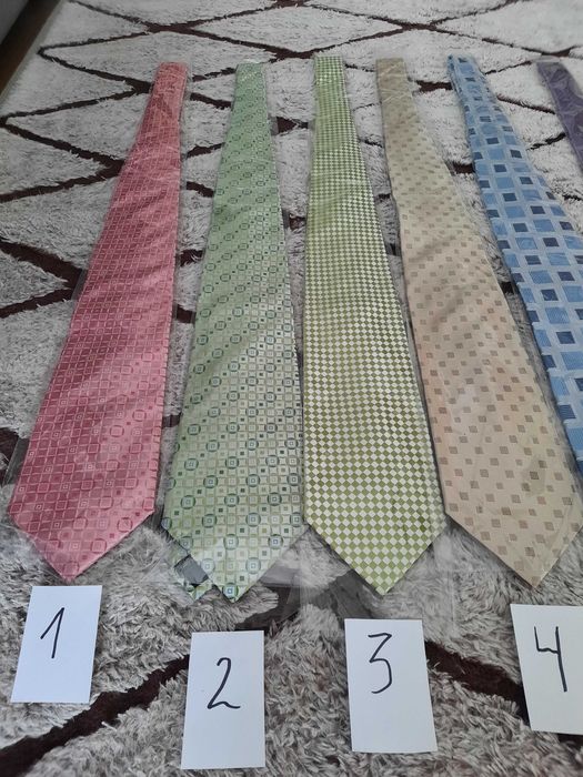 Krawat krawaty jedwabne, 100% , wzór 3D garnitur, marynarka, koszula