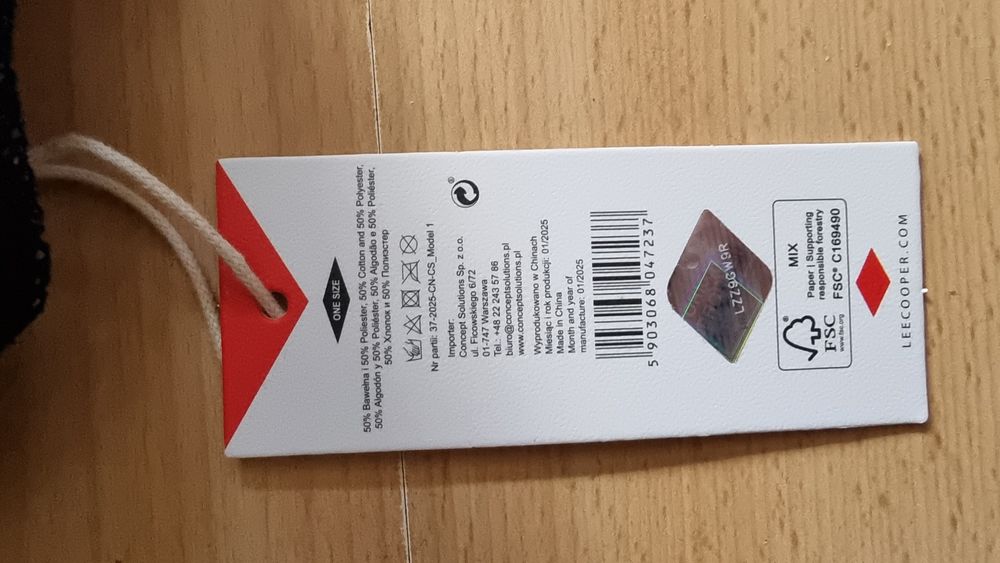 Nowa czapka Lee Cooper